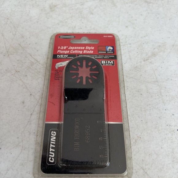 Warrior 1-3/8" Japanese Style Plunge Cutting Blade MPN 68952 - Picture 1 of 7